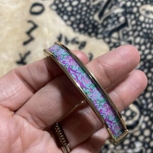 Lilly Pulitzer Thin Metal Bangle Bracelet